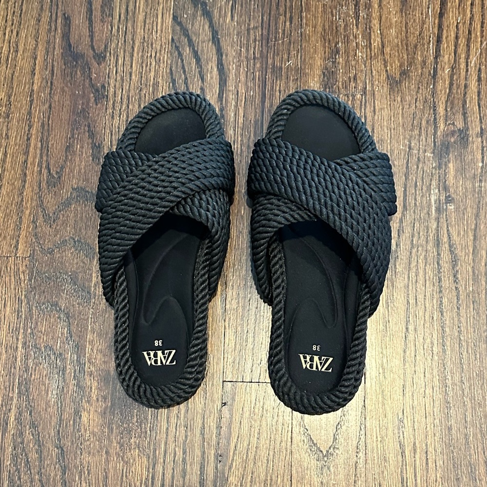 Zara Braided Sandals - Picture 4 of 6